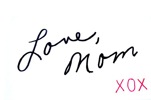 Letters from Mom – My Baby Fingers